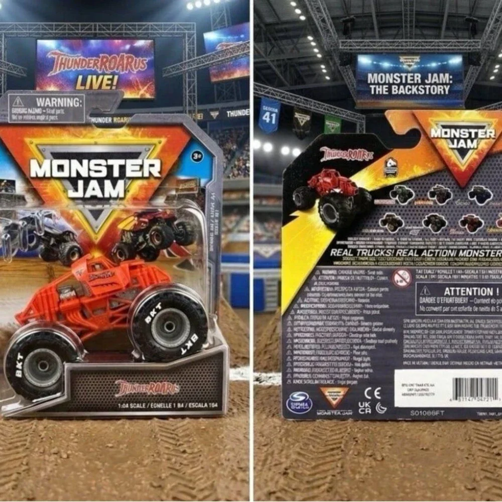 Monster Jam 2025 Series 41 TRAINING TRUCKS Metal 1:64 Scale Chase THUNDERROARUS